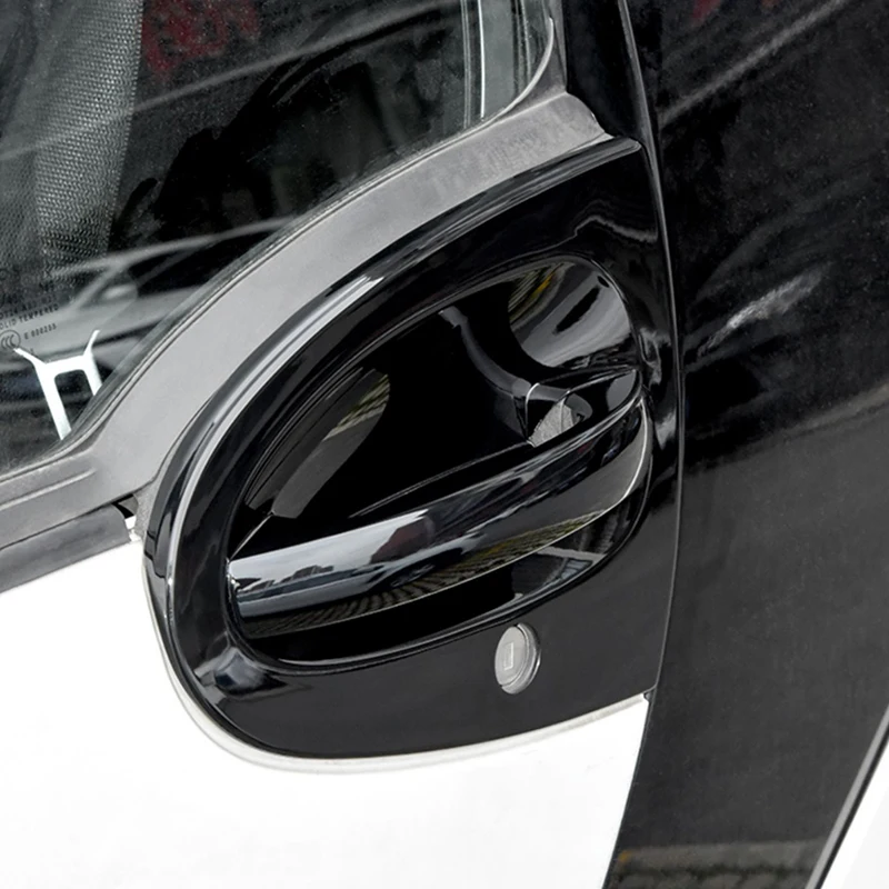 

Для Mercedes Smart 451 Fortwo Автомобильная внешняя дверь Чаша Дверная ручка Модифицированная крышка пластиковые карбоновые декоративные наклейки автомобильные аксессуары