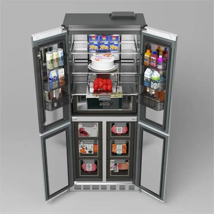 2025 BCD-355WQB Best-Selling Built-In Refrigerator-Freezer - 355L Home Appliance with Premium Cooling Performance