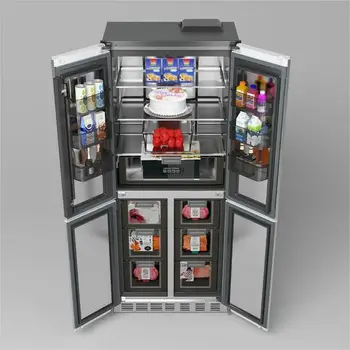 2025 BCD-355WQB Best-Selling Built-In Refrigerator-Freezer - 355L Home Appliance with Premium Cooling Performance