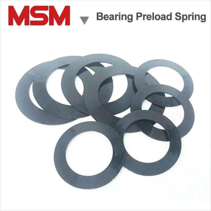 

2Pcs Bearing Preload Spring Gasket Spindle Clearance Compression Spring Washer Disc Spring Washer ID 70/75/85/90/65/101/106/111