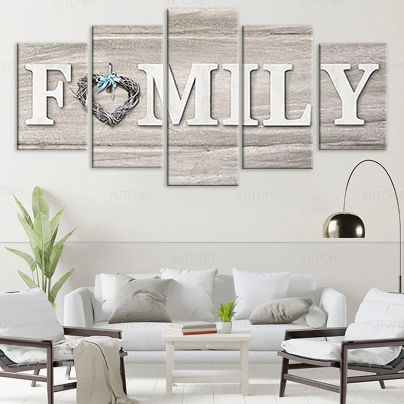 Family Canvas Wall Art Pictures Home Wall Decor Paintings Artwork for