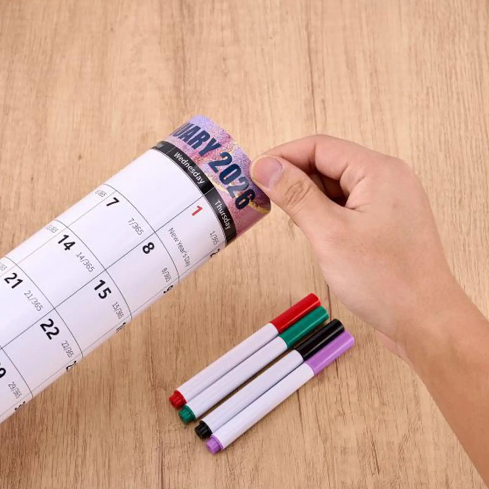 2026 Calendar Planner Thick Paper Smooth Writing Paper Calendar 2026 School Supplies for Marking Planner Schedule Planning Home