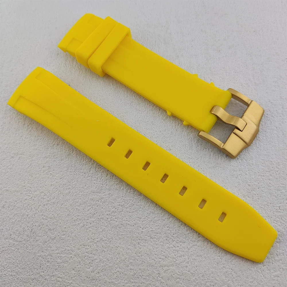 Premium Rubber Watch Strap 22mm Replacement Bracelet - Durable and Comfortable Watch Accessory