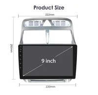 Auto radio za Peugeot 307 307CC 307SW 2002-2013 Multimedia Player GPS Navigation Autoradio 2DIN Carplay 6