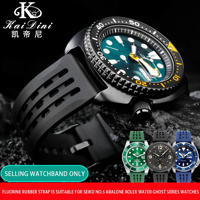 Cinturino Per Orologio In Gomma Fluorurata Wuitable Per Orologio Radar Cook Captain Citroena Ds Per Cinturino In Silicone Omega Ippocampo Bracelet20 2