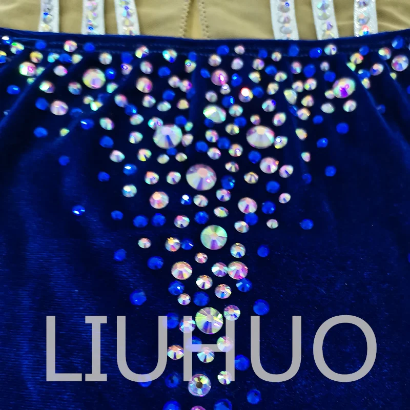 LIUHUO Rhythmic Gymnastics Leotard Competitive Cheerleading Performance For Children