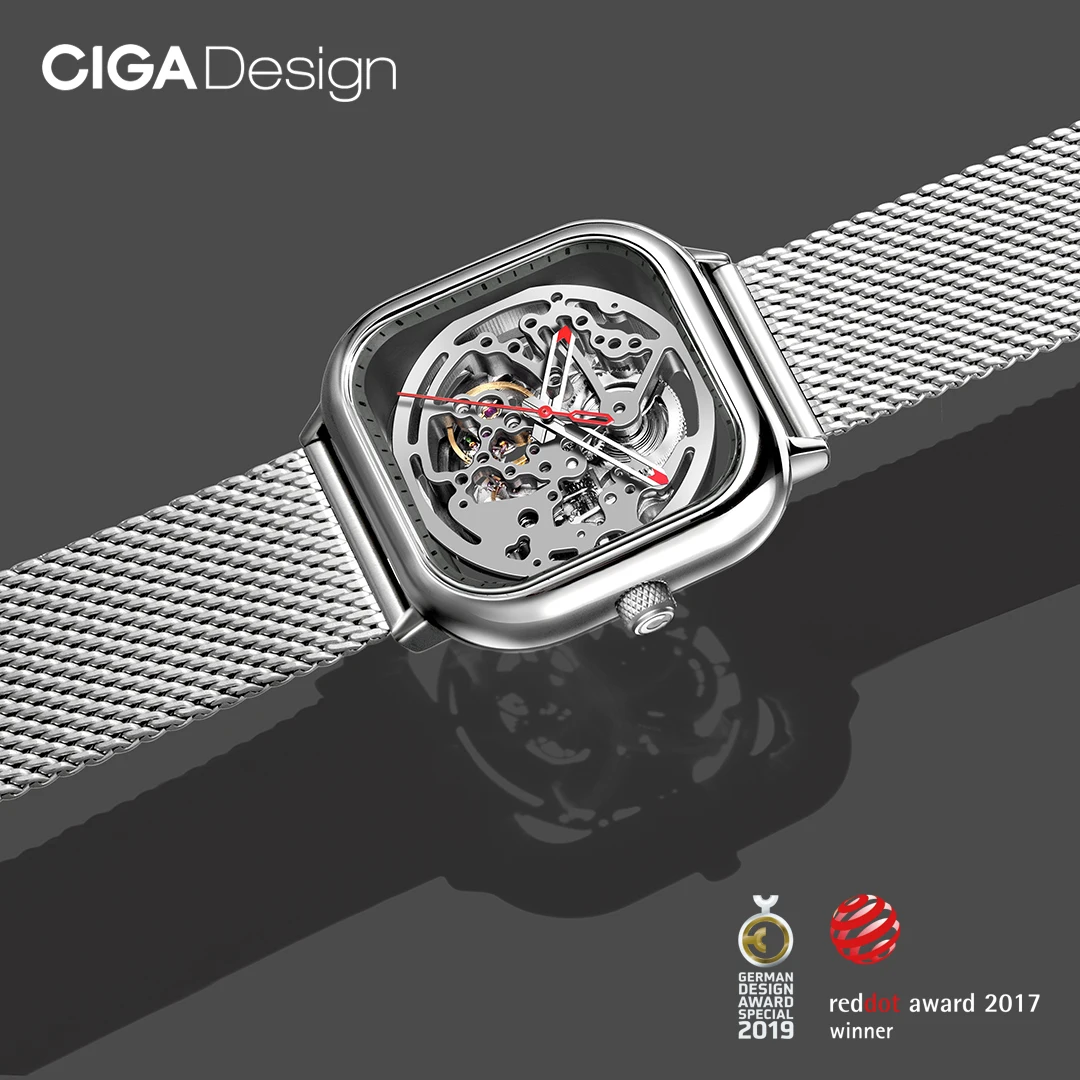 CIGA design 時計オリジナルデザイン スケルトン 機械式時計