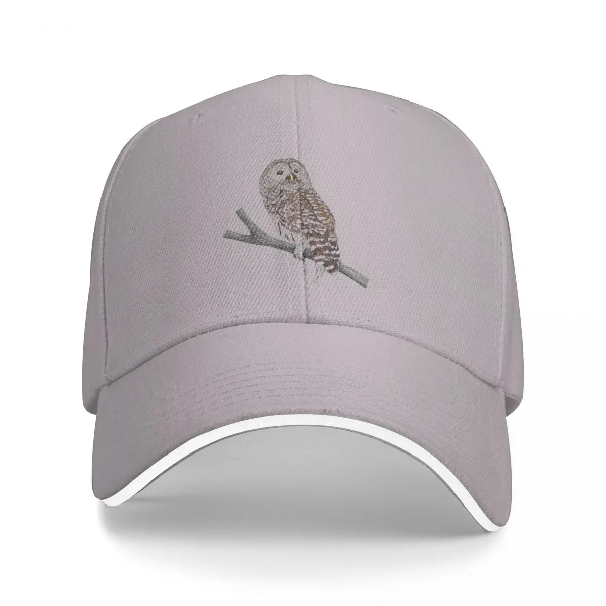 

Barred Owl Cap Baseball Cap hat man for the sun cap Male cap Women's