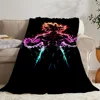 Thin Wadding Blanket for Sofa Decoration Dragon Ball Z Amoled Luxury Throw Blankets King Size Fluffy Plaid Home Interior Cobija 3