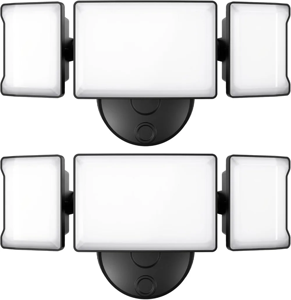 

Flood Lights Outdoor 2 Pack Switch Control Waterproof Outdoor Lighting Suitable House Courtyard Wall Eaves Installation Black