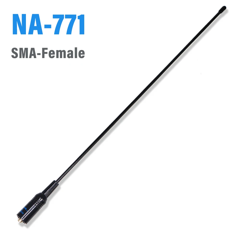 Antenna Dual Band 10W Na-771 Sma-Femmina Per Talkie Uhf Vhf 144/430Mhz Antenna Ad Alto Guadagno Per Radio Baofeng Uv-5R Uv-82 Bf-888S