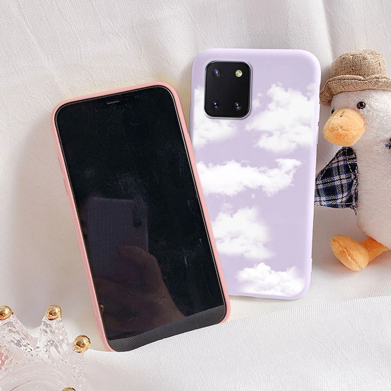Floral Butterfly Soft TPU Phone Cover - Stylish Protective Case for Samsung Galaxy Note 10 Lite