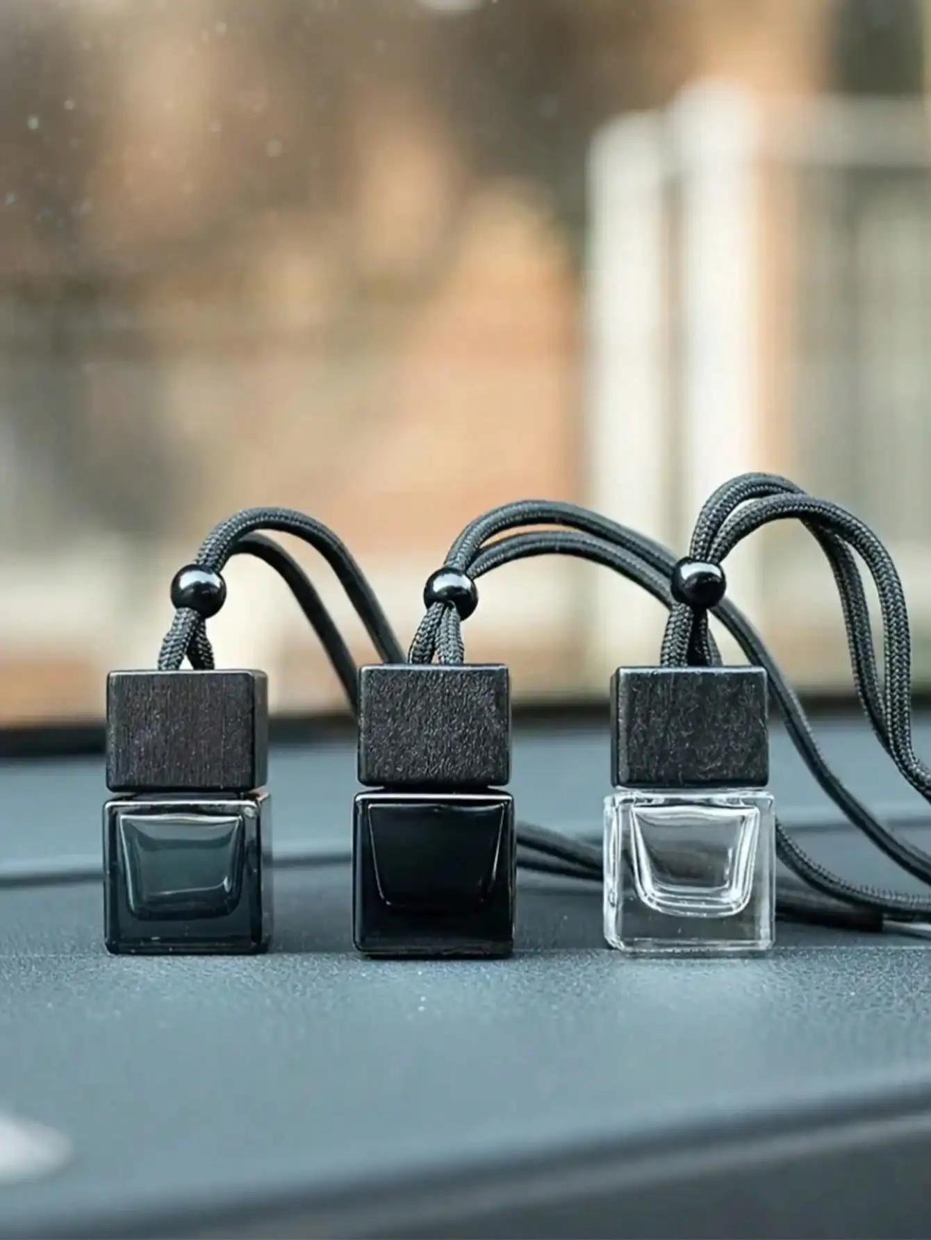 Flacons parfum voiture verre coloré 8ml diffuseur auto