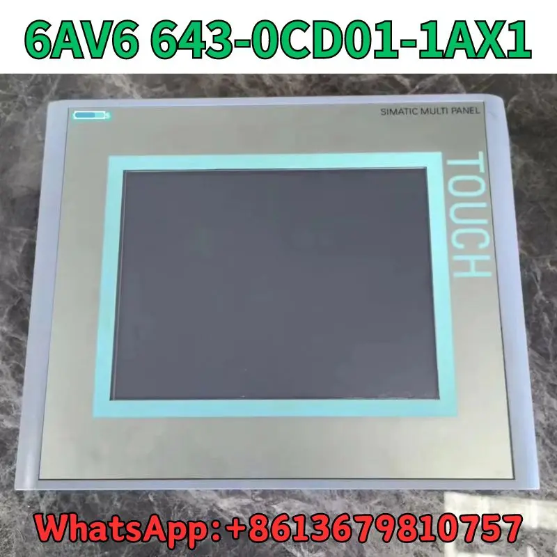 

Used Touch screen 6AV6 643-0CD01-1AX1 test OK Fast Shipping