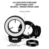 RF4 Microscope Adjustable 144 LED Lighting Industrial Binocular Stereoscopic Lens Magnifying Glass Ring Light Source 1