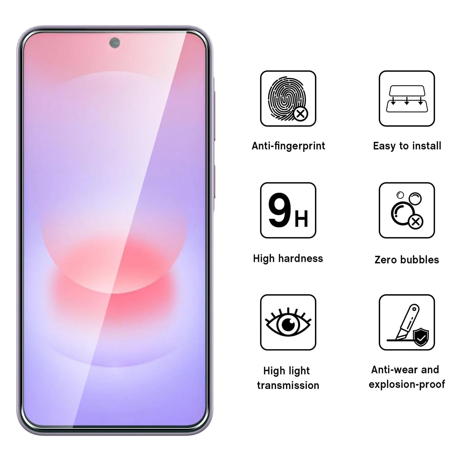 Premium Tempered Glass Screen Protector - Pack of 1/2/3/4