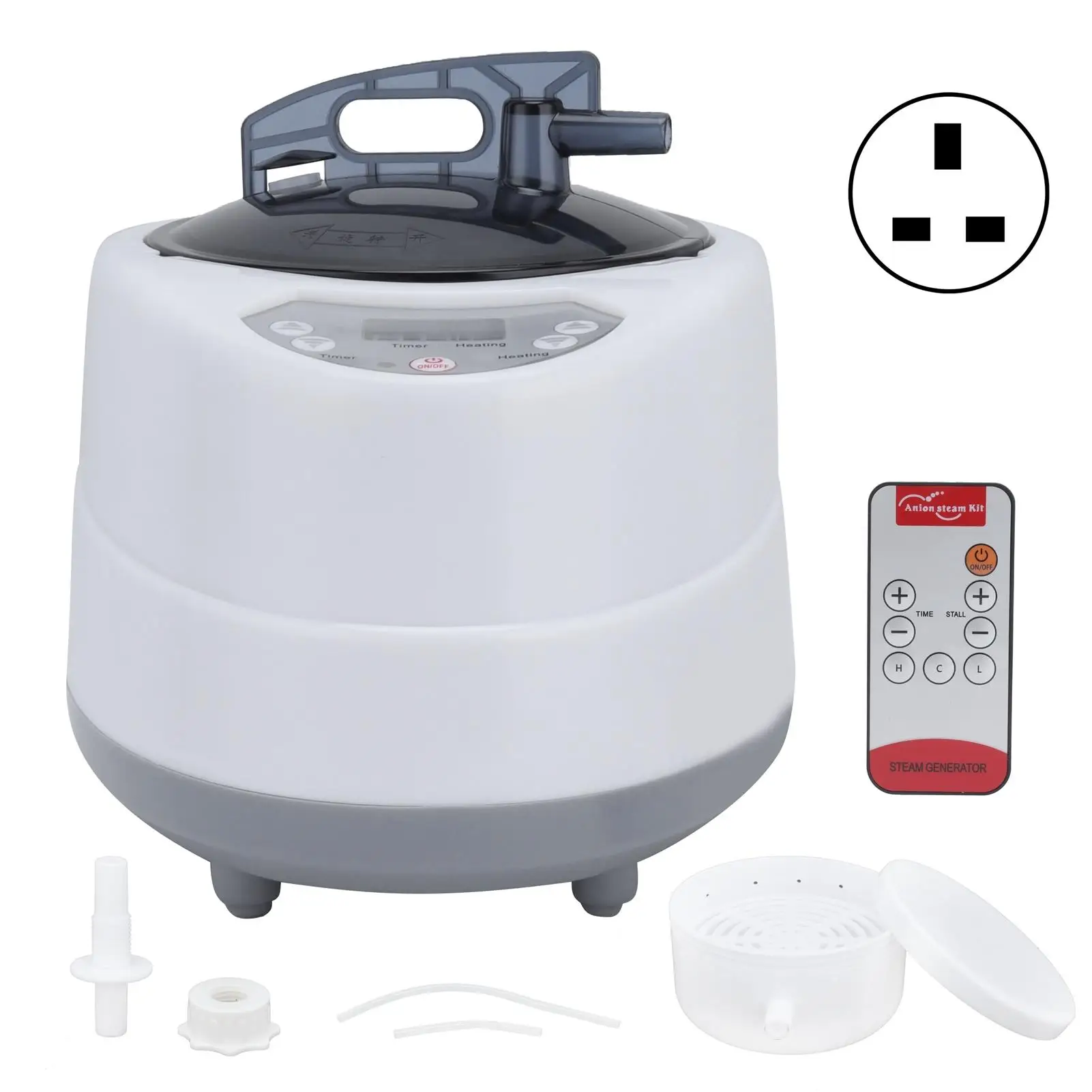 Portable Steam Sauna Steam Generator 1000W Stainless Steel Sauna Steamer 2L Portable Generator for spa Steam Therapy