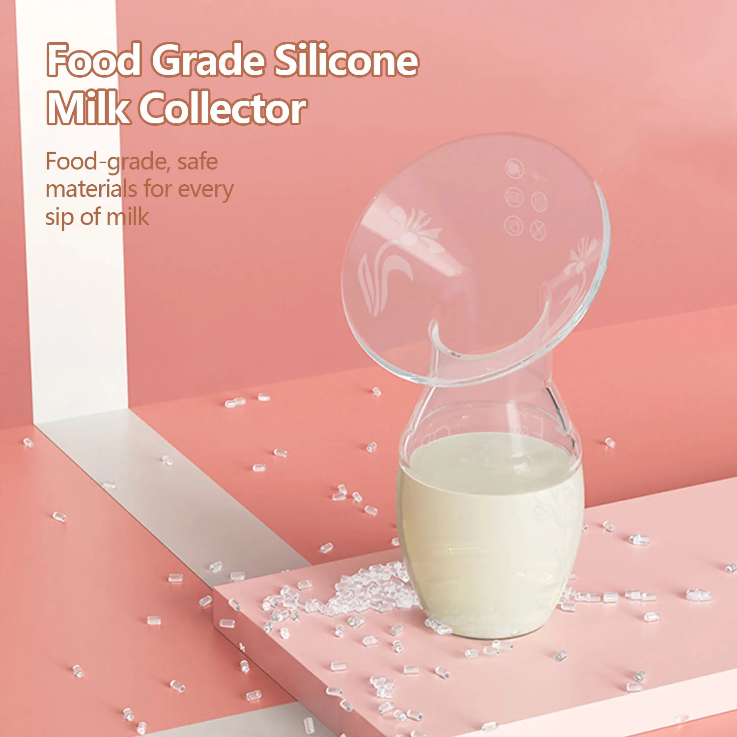 Baby Feeding Manual Breast Pump Partner Breast Collector Automatic Correction Milk Silicone Pumps Maternity Products breast pump breast milk catcher