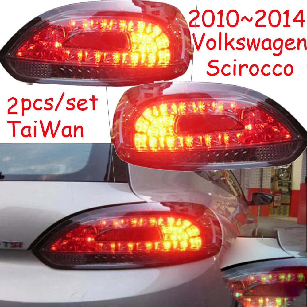 

Автостайлинг Scirocco, задние фонари для 2009-2015 года, светодиодсветодиодный задние фонари Scirocco, автомобильные аксессуары, задний фонарь, 2 шт.