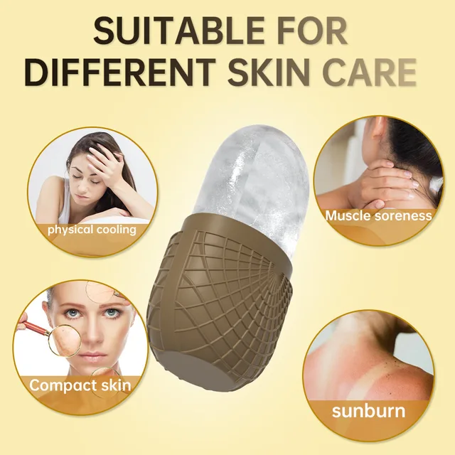 Silicone Trays Beauty Lifting Ice Ball Face Massager Contouring Eye Roller Facial Treatment Reduce Acne Skin Care Tool 4