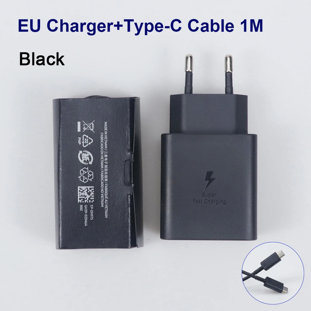 45W PD Power Adapter T4510 (With 5A USB-C to USB-C cable)) Black