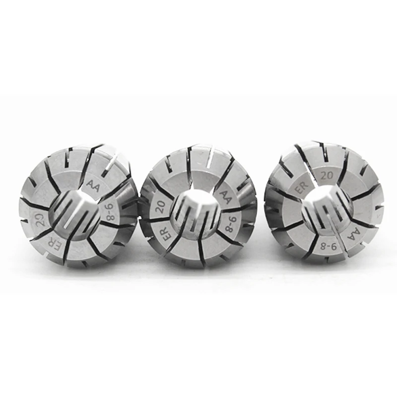 ER20 Chuck 1-13mm 1/4mm 1/8mm ER20 Spring Collet Tool Holder 0.005mm High Precision For CNC Machining Center Engraving Lathe