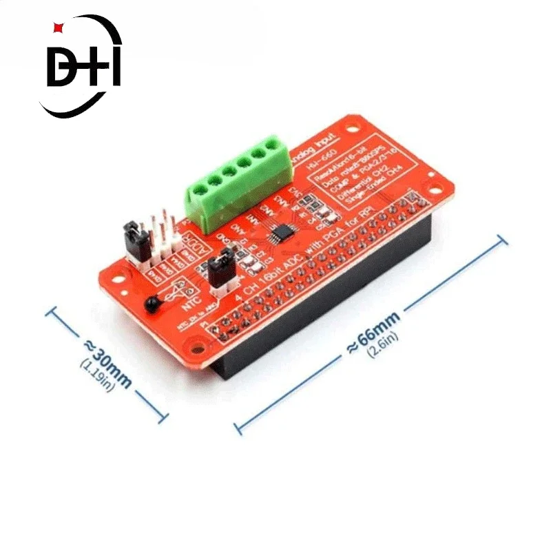 Modulo Ads1115-Adc Per Raspberry Pi 3 / 2 / B + Nk-Shopping