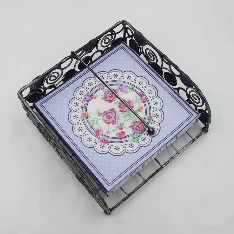 20Pcs Disposable Flower Printed Table Dinner Tissue Napkin Paper DIY Creative Handmade Wedding Party Decoration disposable tableware,paper napkins