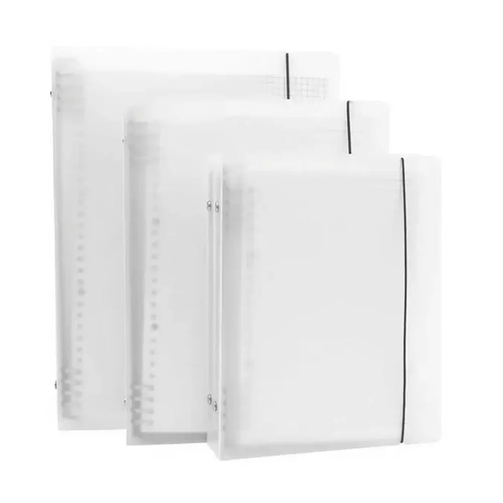 Cartella creativa A5/A6/A4/B5 Soft Shell coperchio raccoglitore ad anelli trasparente staccabile organizzatore di File portatile di grande capacità - immagine 2