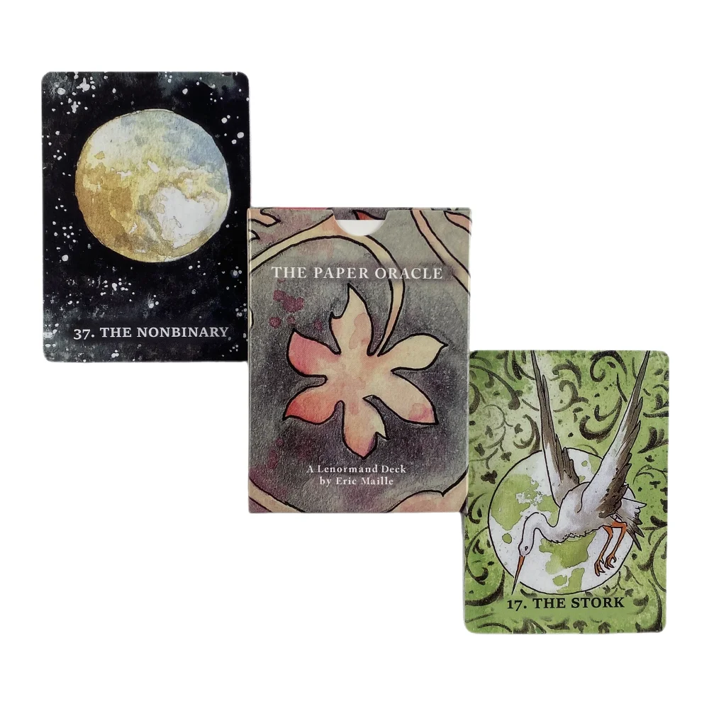 The Paper Oracle Cards Lenormand English Tarot Decks Divination Table Vision Edition Board Game Fate Telling Party