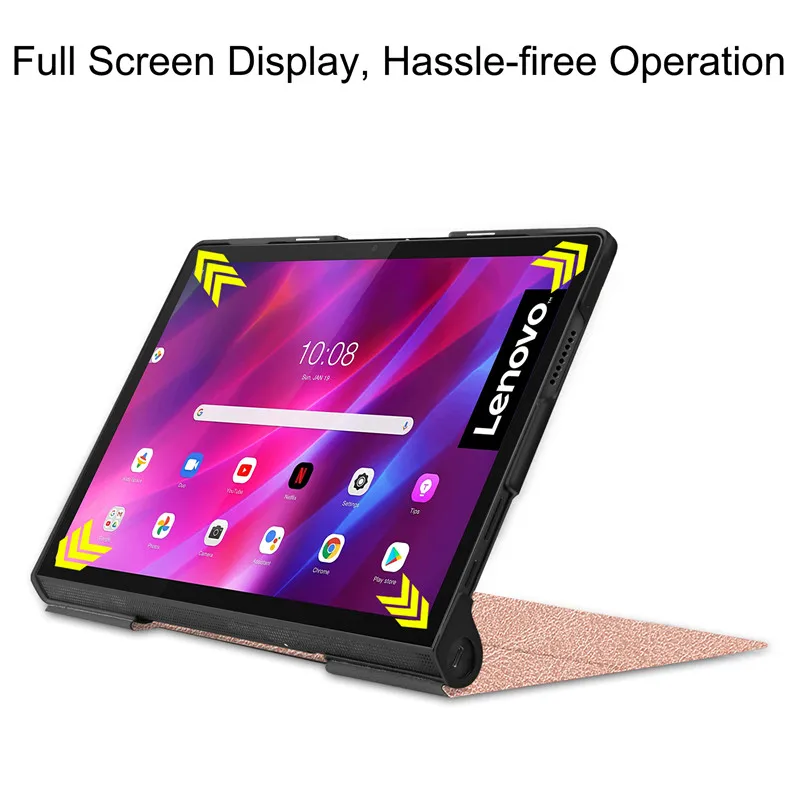 Capa Protetora de Couro pu para Lenovo Tablet Capa para Lenovo Tab 11 yt J706f Yt-j706f x Coque 11 - Imagem 6