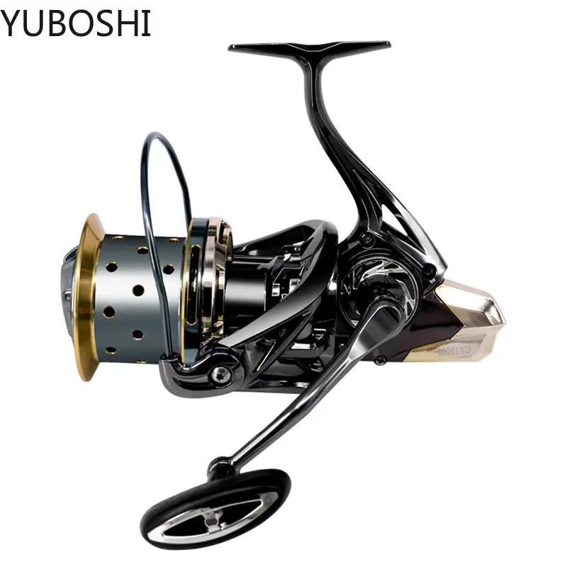 

New 8000 10000 12000 Series Metal Body Fishing Reel Gear Ratio 4.8:1 Carp Distant Spinning Wheel Tackle