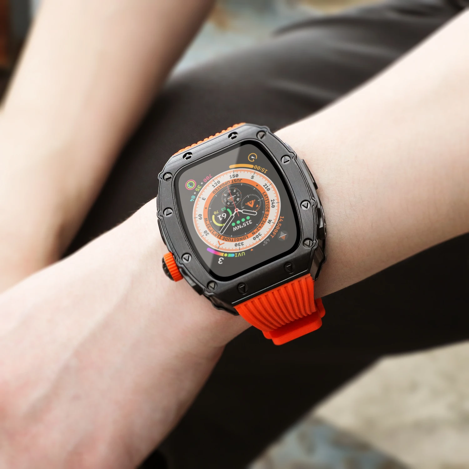 RM  ݼ ﰢ  ̽ , Mod Kit Apple Watch Ultra 2 49mm  Ŀ ,  Ǹ Ʈ