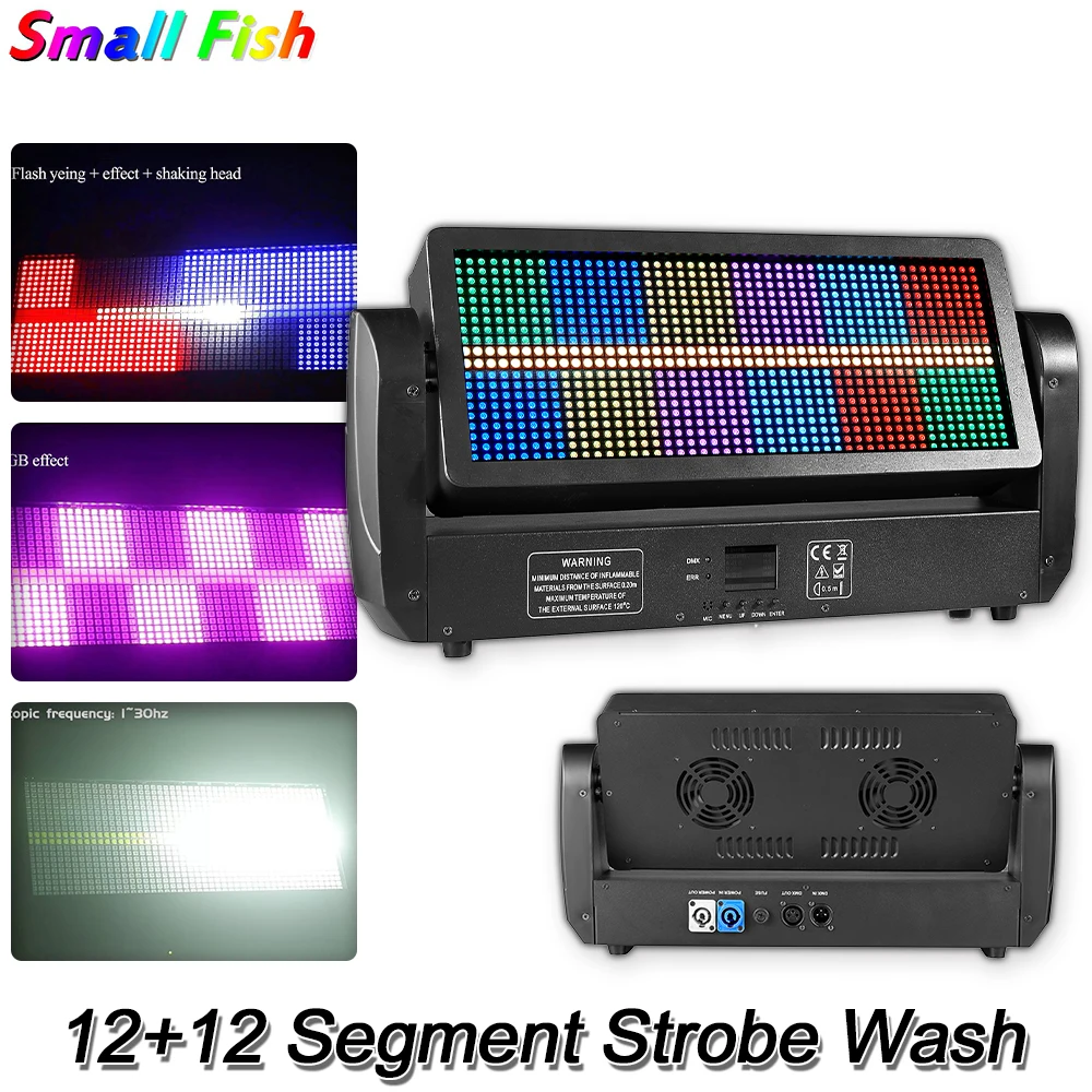 MartinAtomic1212SegmentMovingHeadStrobeLightDMX512HorseRacingWashStrobeStage