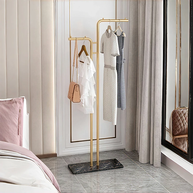 Nordic Multi functional Vertical Coat and Hat Rack Home Bedroom Floor Hanging Rack