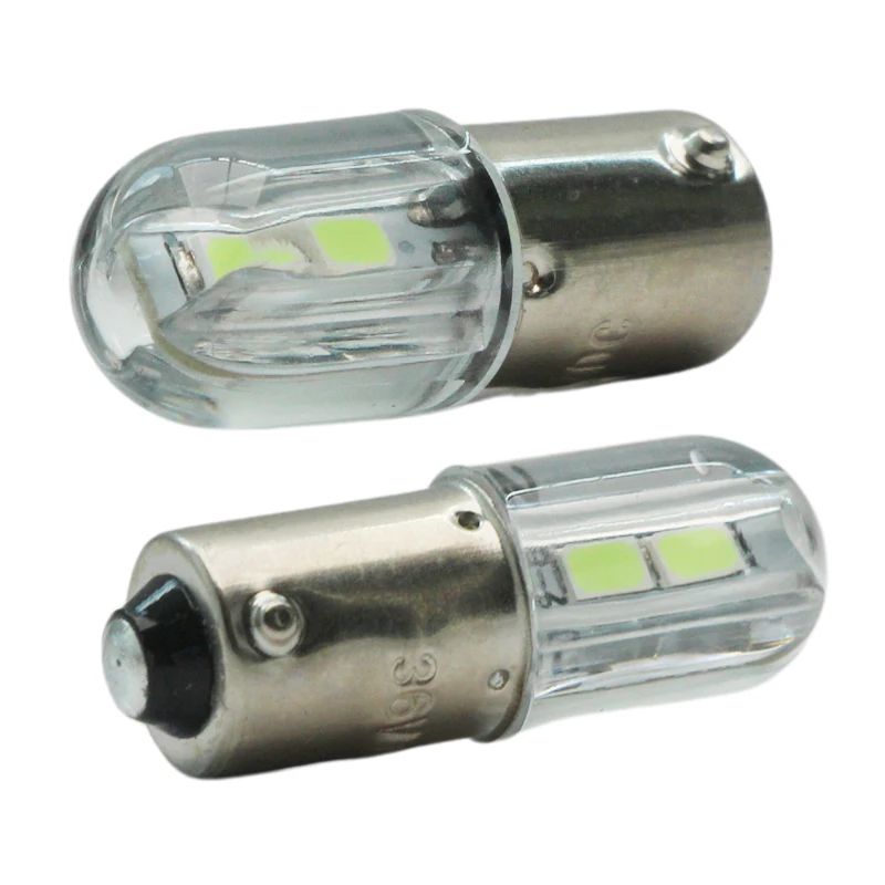 BA9S T4W Car Led Interior Bulb 6v 12v 24v 220v Mini Colorful 1W Auto Indicator Warning Light Signal Energy Saving Lamp 6 Volt - 4