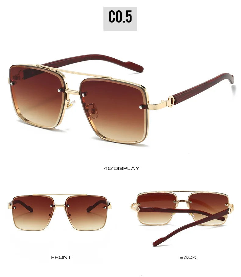 2025Neue Sonnenbrillen für Mann und Frau, Doppelstrahl-Design, modisch, vielseitig, Trend, Unisex-Brillen, HD-Farbverlauf, UV400, Sport- und Outdoor-Sonnenbrillen 033 – Detail 16