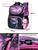 Orthopedic School Backpack For Girls Cartoon Cat Primary School Grade 1 Students Bags Kids Satchels Female Bookbag 7-9 Years 2