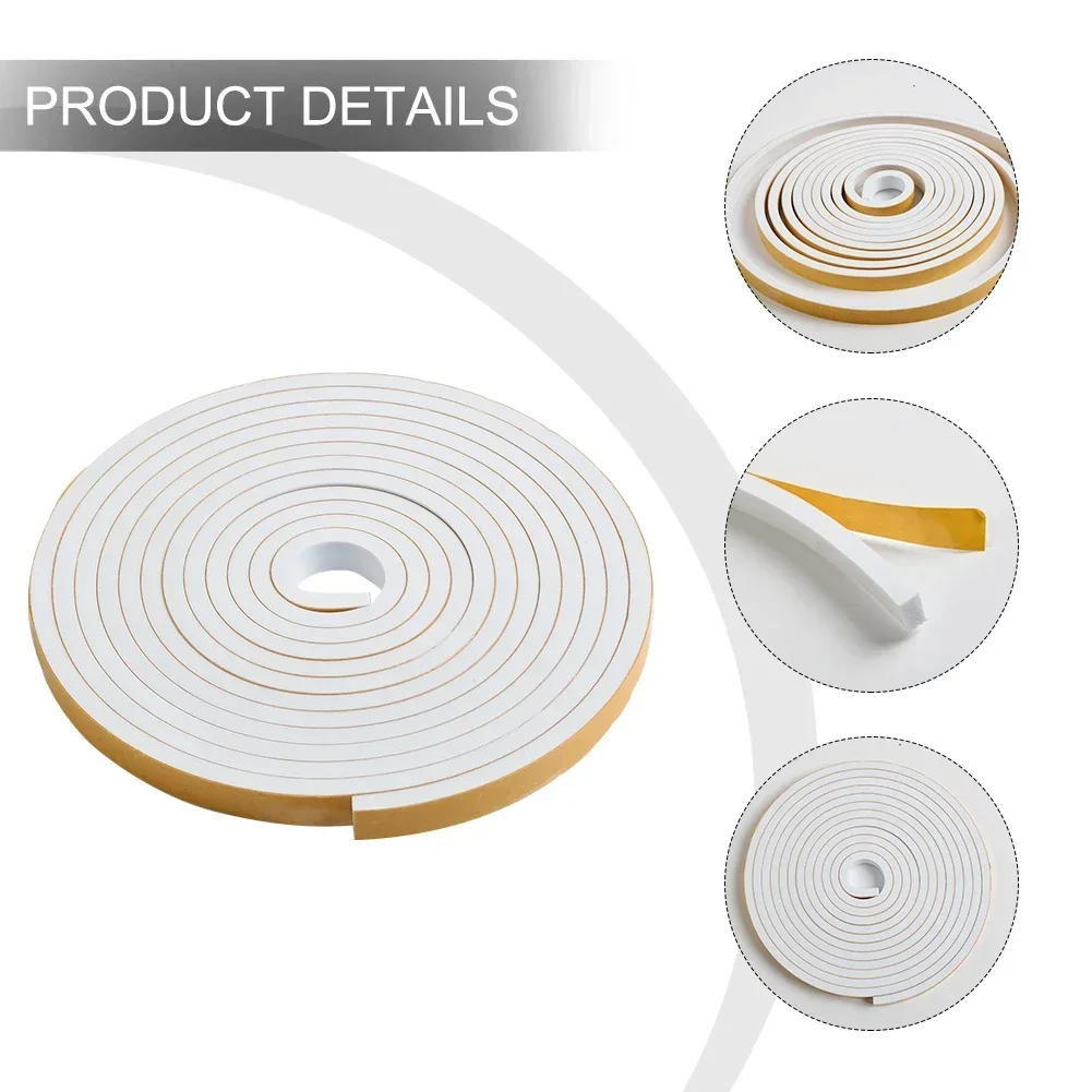 2/4/5m Self-adhesive Weatherstrip Door House Rubber Strip Foam Door Seal Window Sealing Strip Under Window Anti Cold door seal strip,sealing strip tape,window seal strip,sealing tape,sealing strip,rubber seal strip,rubber door weatherstripping,door weatherstripping