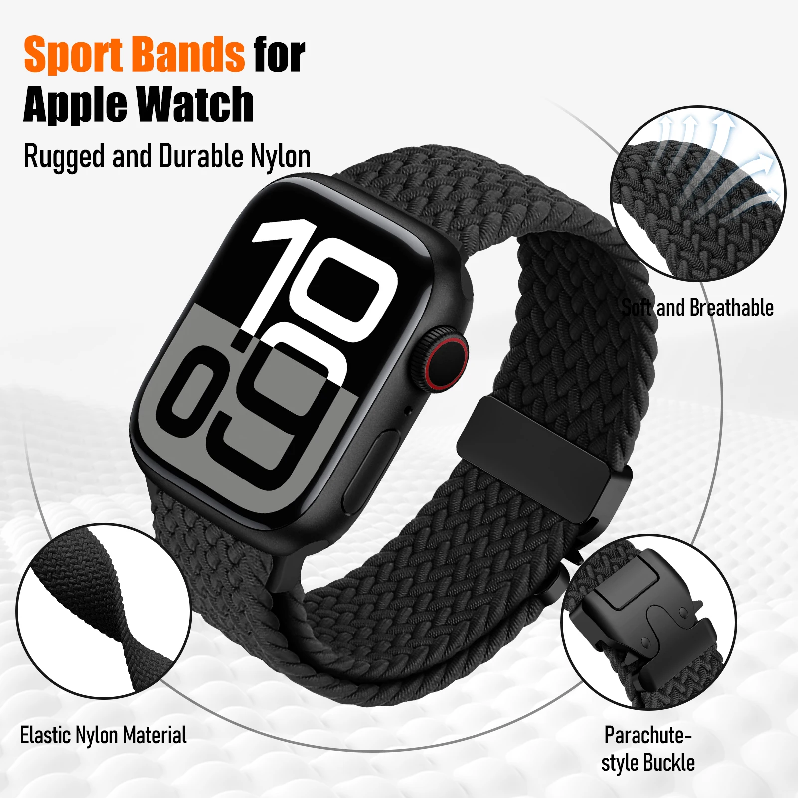 Braided Parachute Watch Strap Bracelet
