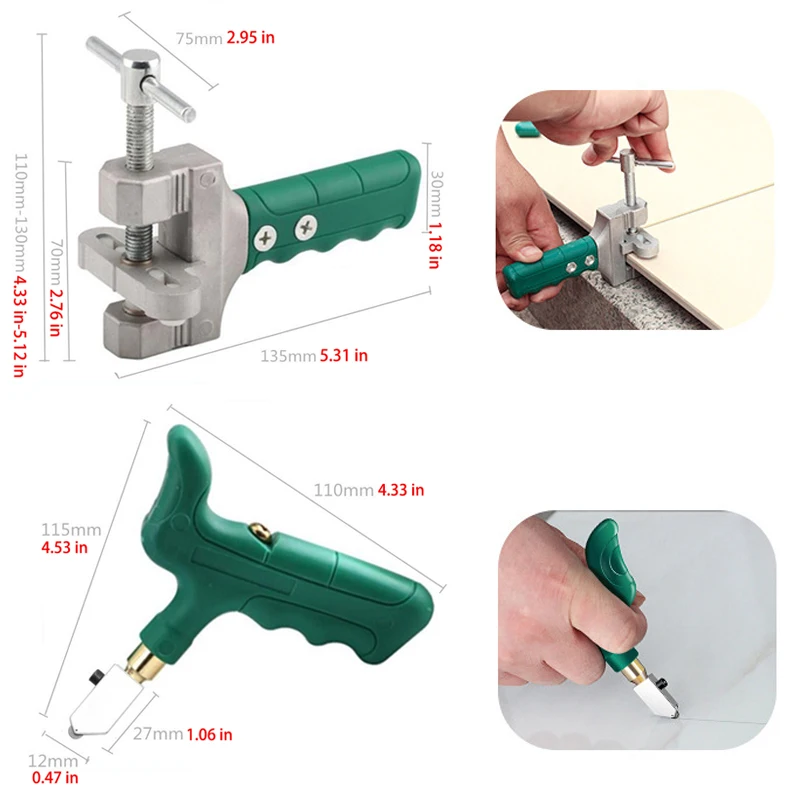 Floor Porcelain Cutter Saw Cut Professional Glass Cutter Set Glass Cutting Tile Opener Boundary Pliers Combined Hand Tools Kit for glass cutter,tile glass cutter