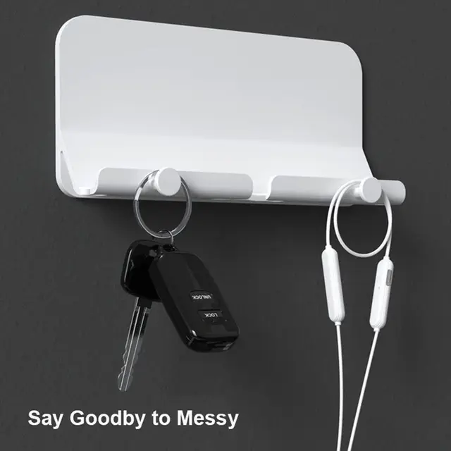 Falra Tartó Töltőhorog Függő Állvány Dokkoló Okostelefonhoz Mobiltelefon -Táblagép Beillesztve - Image 2