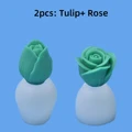 2pcs Tulip Rose Mold