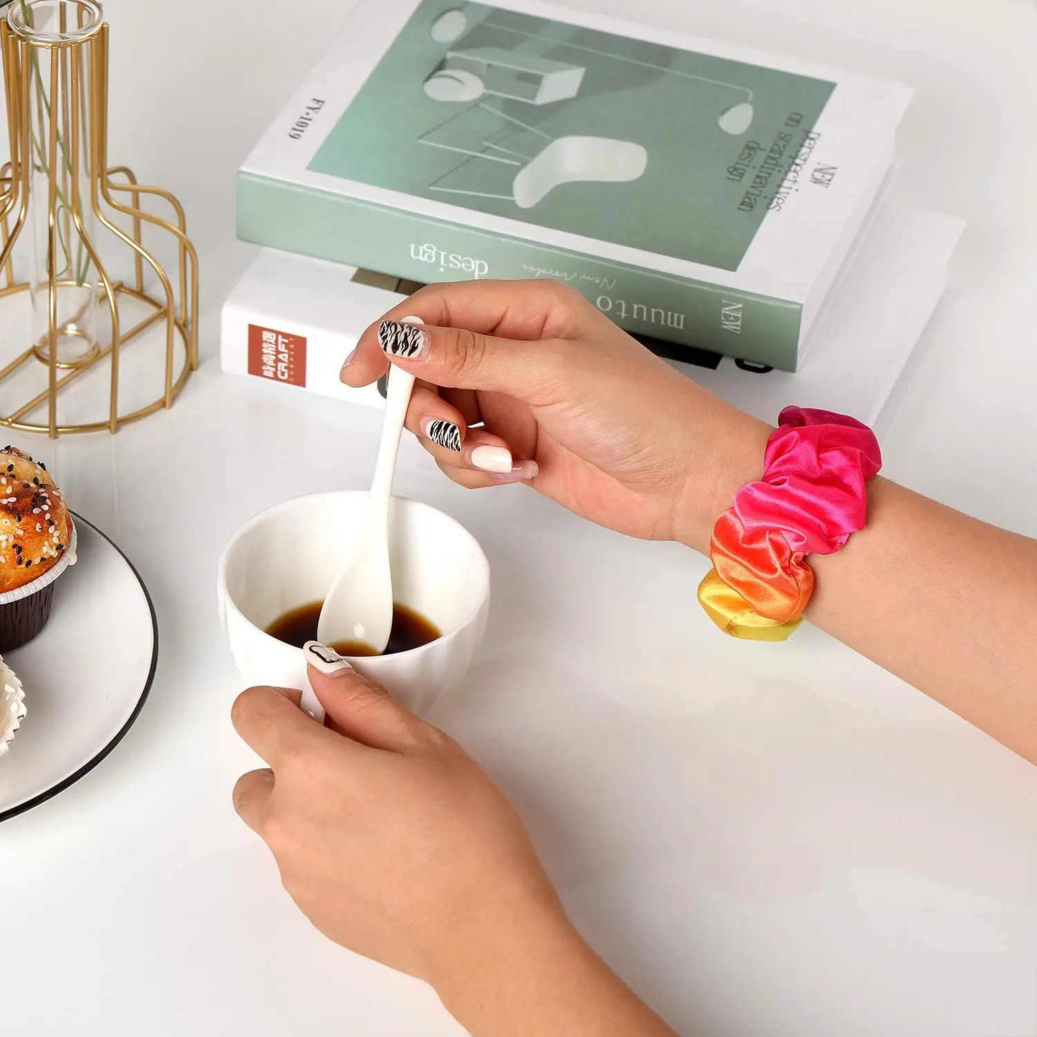 Leopard Print Elastic Nylon Watch Strap Bracelet