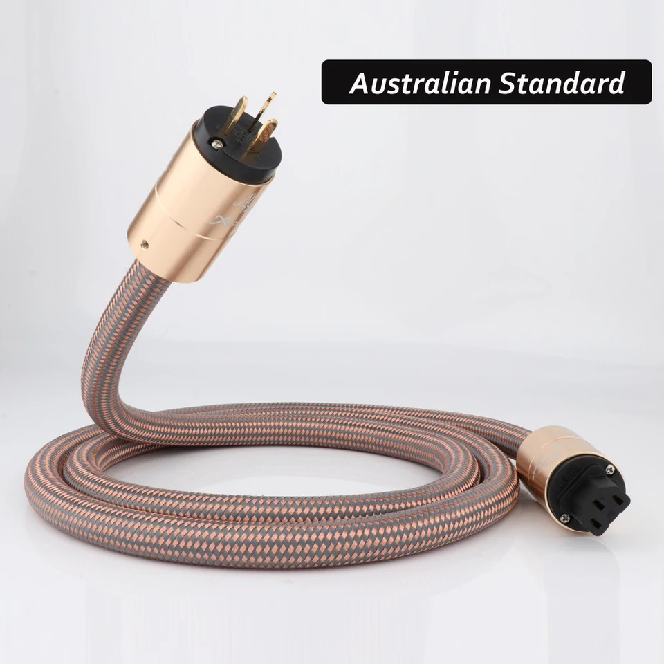 HI-End Power Cord EU/AU/US Standard Power Cable Schuko CD