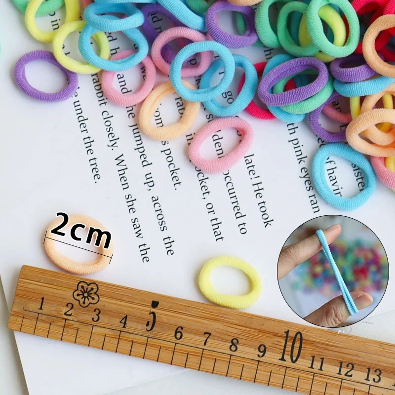 2cm Diameter Mini Rubber Bands, Rubber Elastic Bands Hair Ties, Elastic  Bands for DIY Tied 