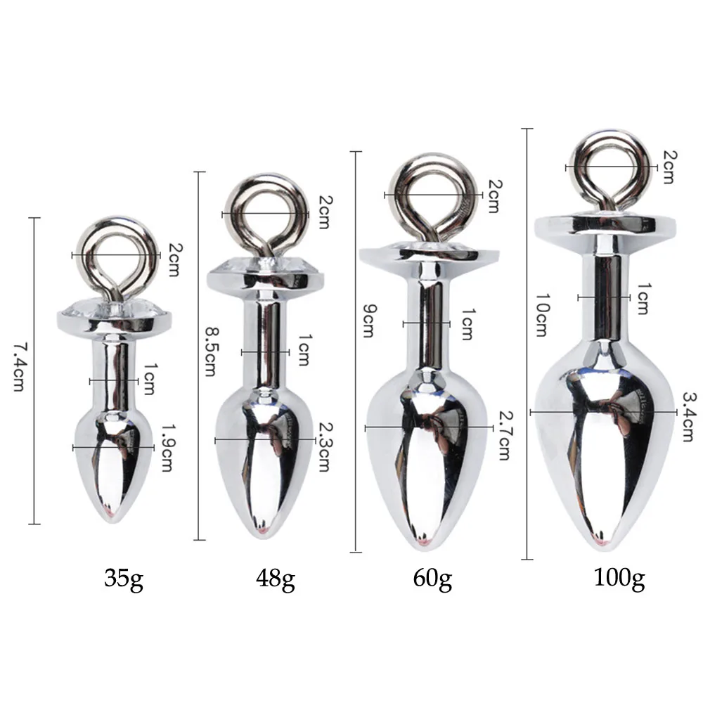 Metal Anal Plug Leash Bdsm Bondage Butt Plug Stimulator Stainless Steel Ass  Sex Toys for Men Women Dildo Prostate Massage Set L1 - AliExpress