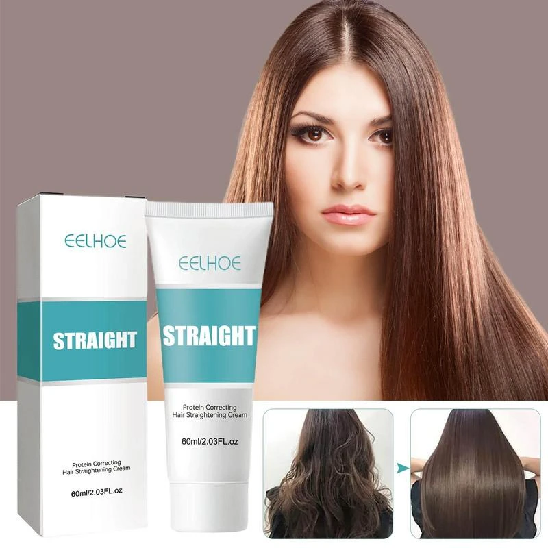 Keratin Hair Straightening Cream 60ml Silk & Gloss Hair Straightening