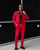Sparkly Stone Crystals Tuxedo Men Suits Stand Collar Groom Wedding Male Prom Blazers Customized 2 Pieces Sets trajes para hombre 4