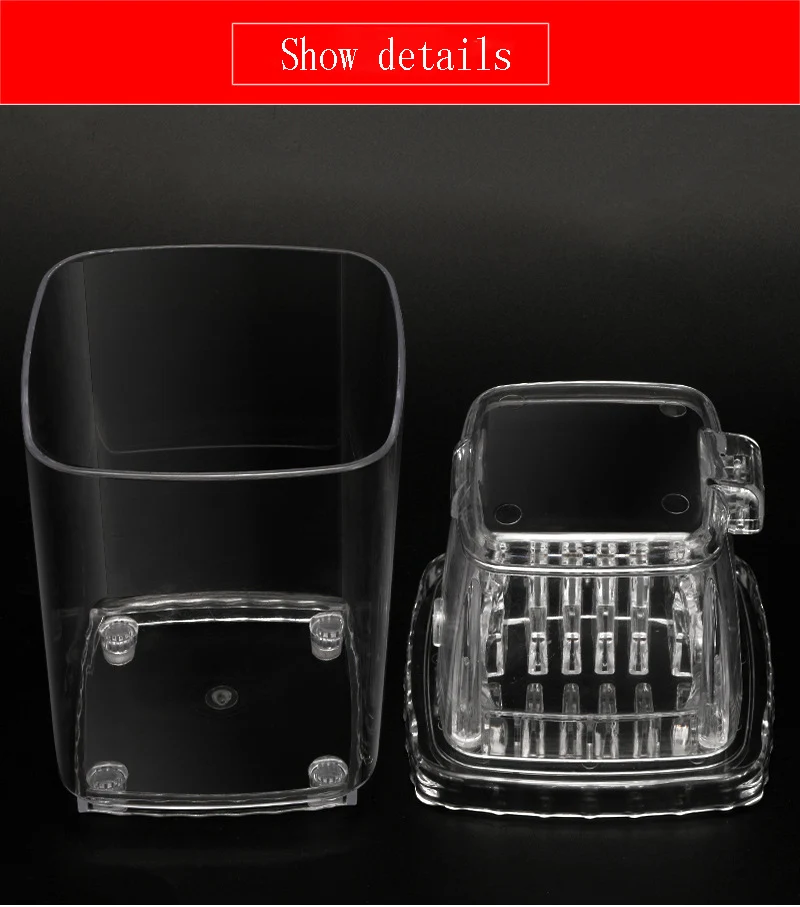 Description Picture 6 of itemMultifunctional Manual Ice Crusher Mini Ice Shaver Chopper 1.25L Manual Snow Cone Smoothie Maker Ice Block Breaking Ice Machine